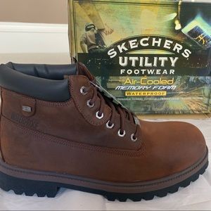 Sketchers waterproof work boots